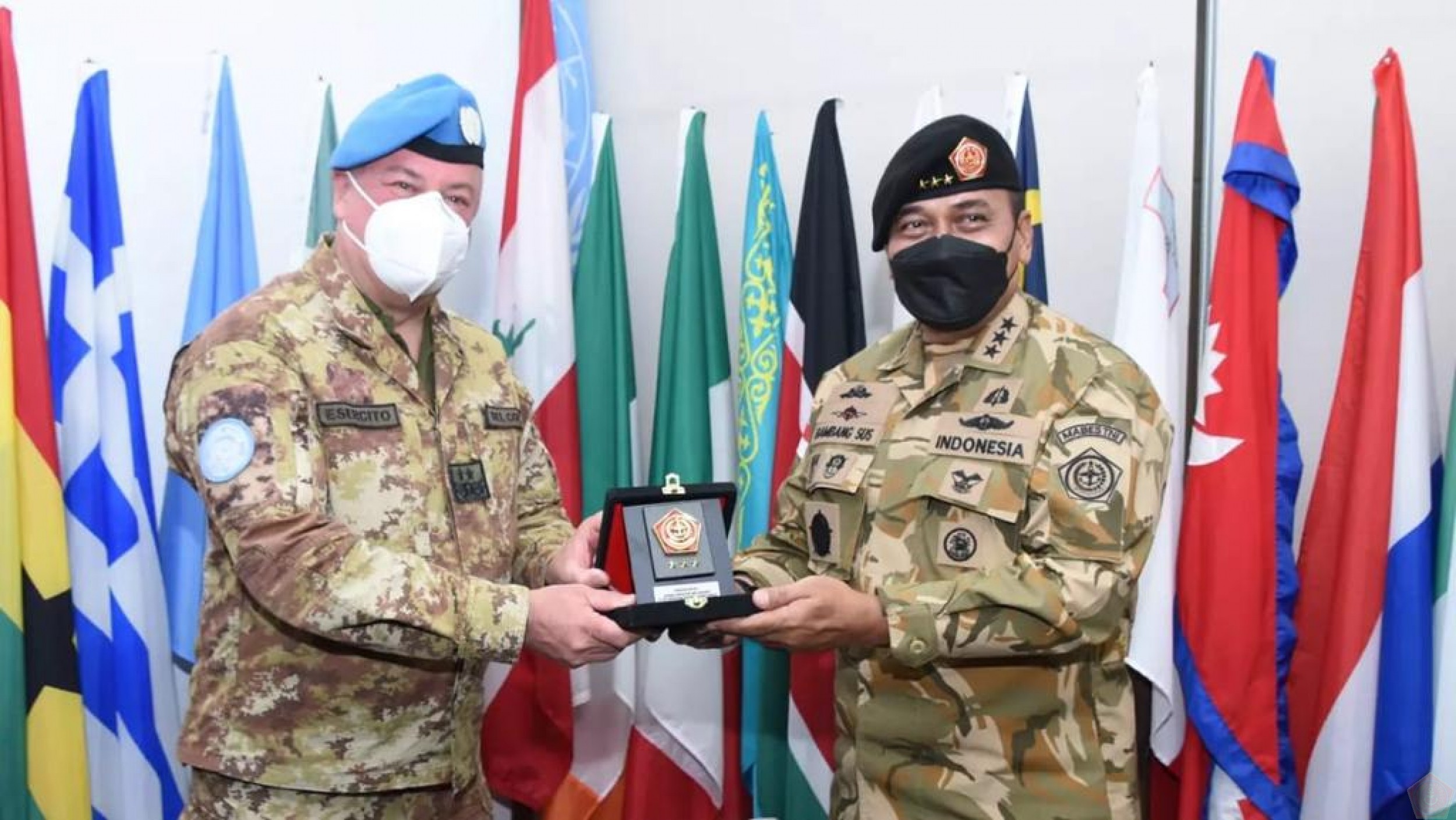 Irjen TNI Berikan Pengarahan Kepada Personel Satgas Kontingen Garuda UNIFIL di Lebanon